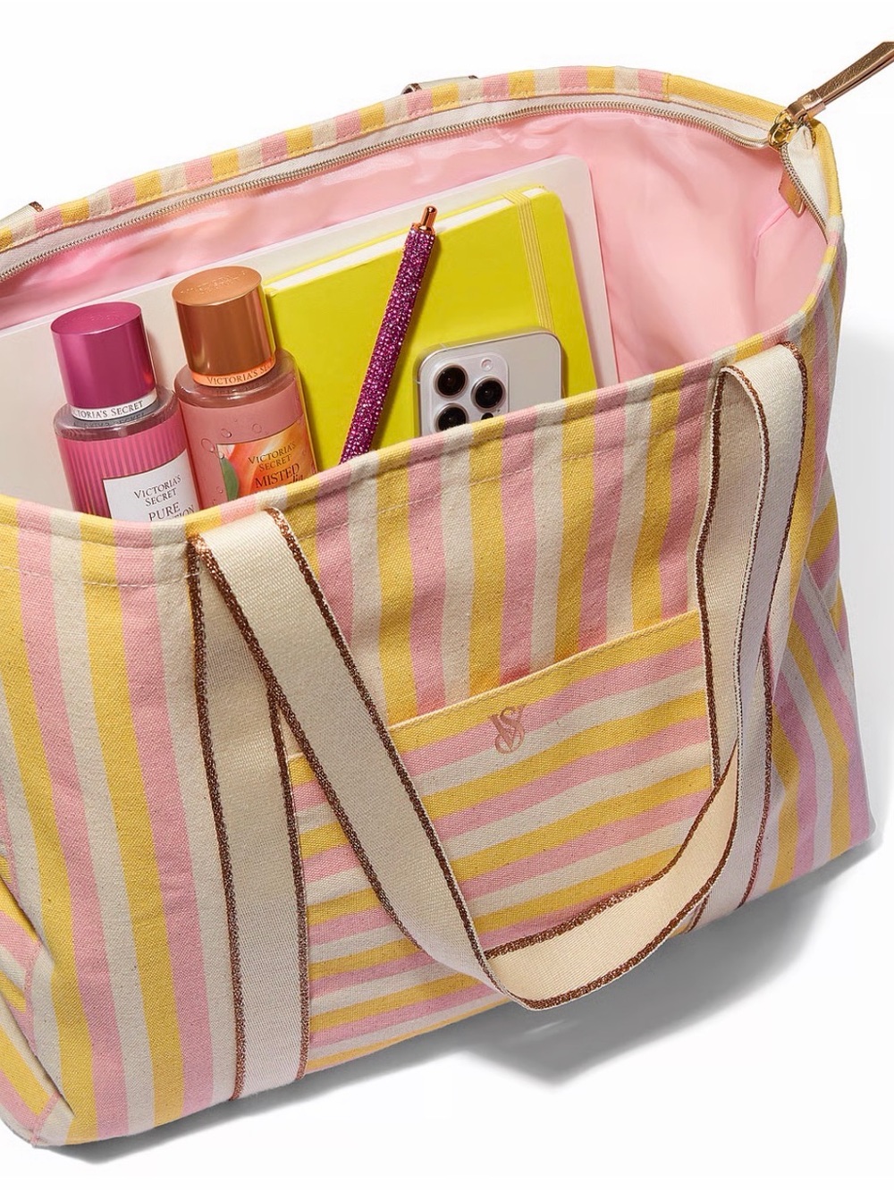 VICTORIA'S SECRET
Canvas Stripe Tote Bag - Picture 3 of 4